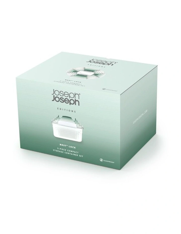Nest Lock 5-piece Container Set Editions in Green