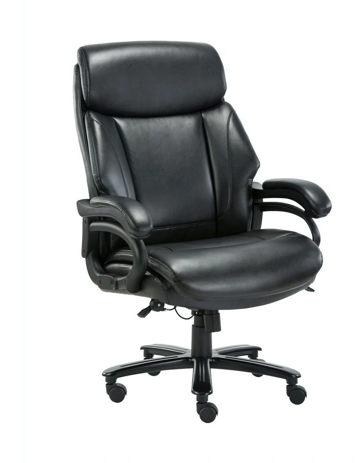 Innovative Comfort Coils High Back Big & Tall 180KG Bonded Leather Office Chair