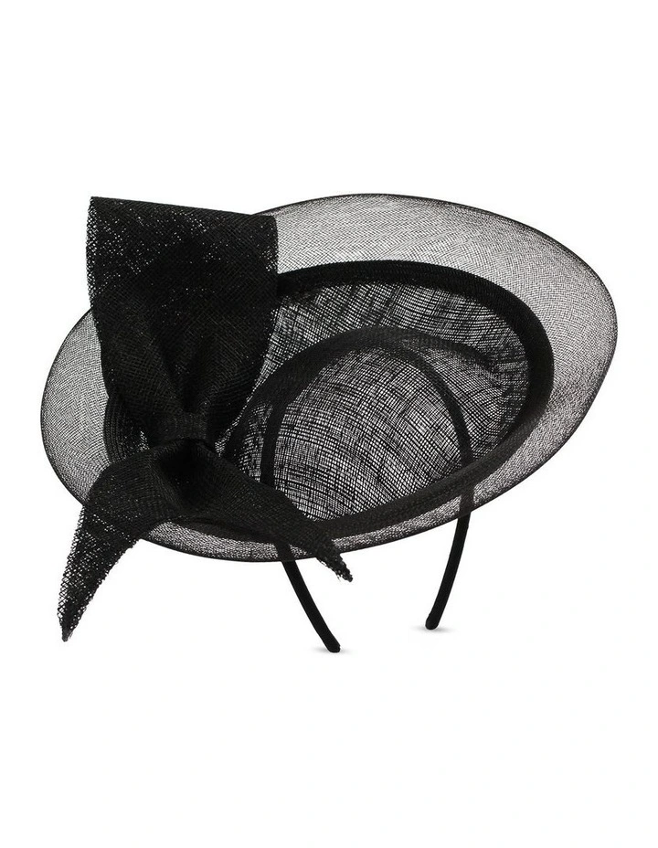 Zoya Fascinator in Black