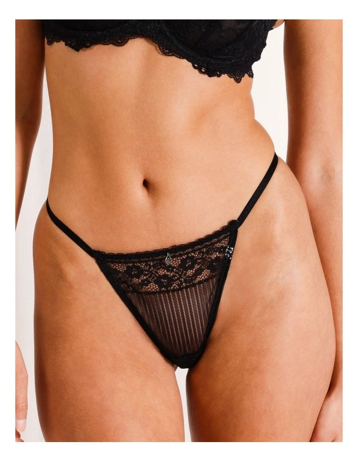 Sienna G String in Black