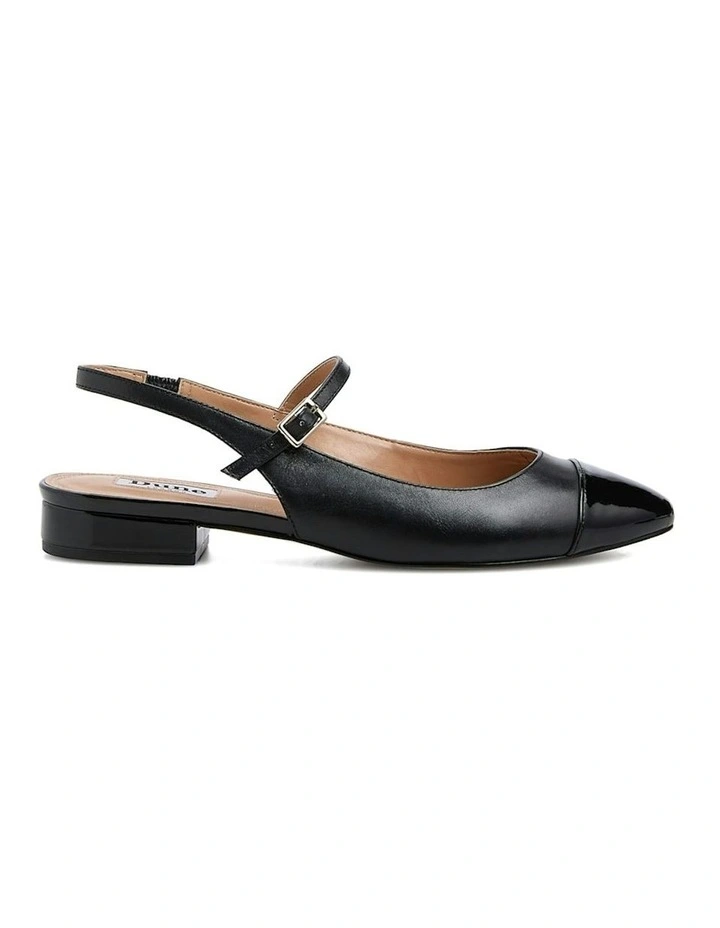 Hayes Slingback Mary Janes in Black