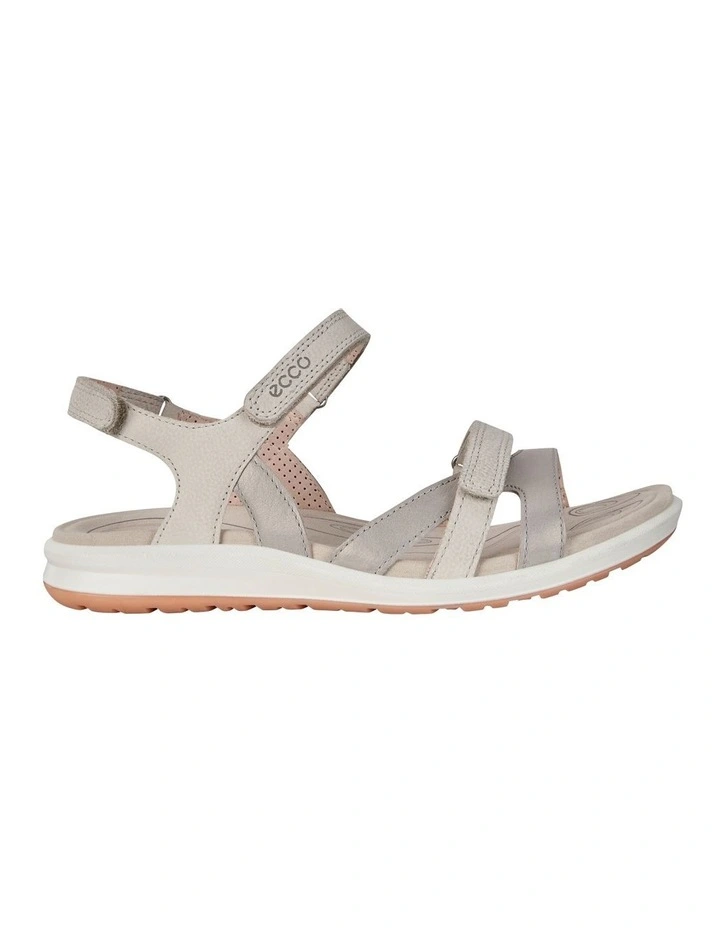 Cruise II Leather Sandal in Grey