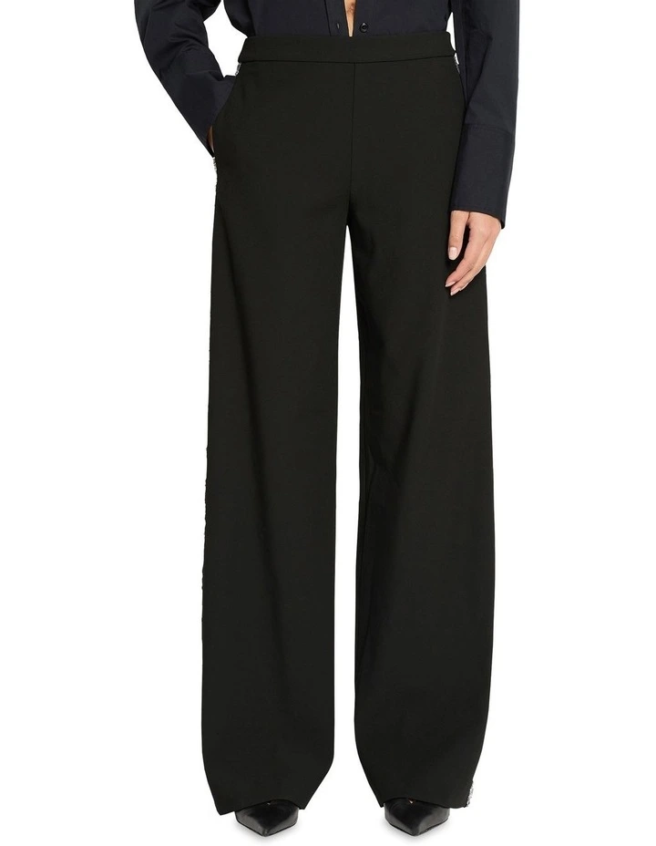 Of The Hour Pant in Black/Silver