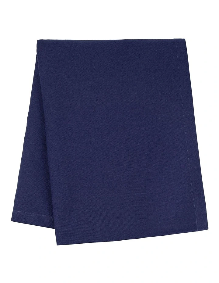 Cotton Classics Rectangle Tablecloth 230x150cm in Navy