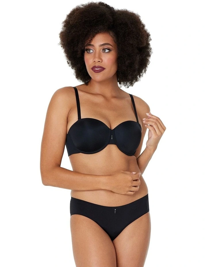 My Fit FMO Smooth Strapless Bra in Black
