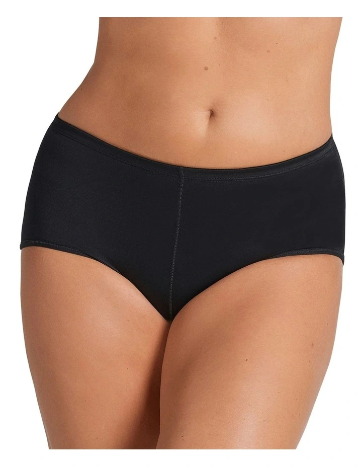Magic Padded Instant Booty Lifting Brief in Black