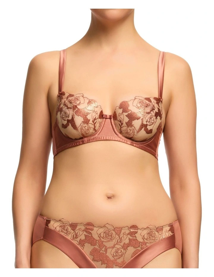 Rosabelle Underwire Bra in Copper Foil