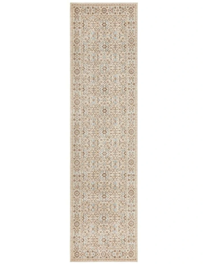 Eternal Whisper Washed Runner Rug in Cream