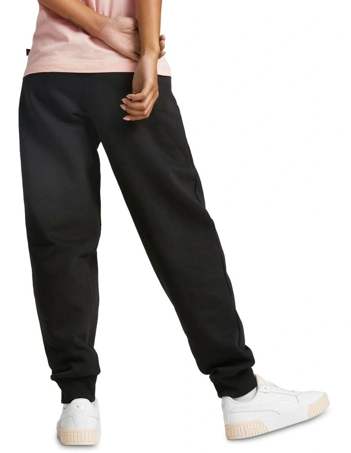 ESS+ Embroidery Pants in Puma Black