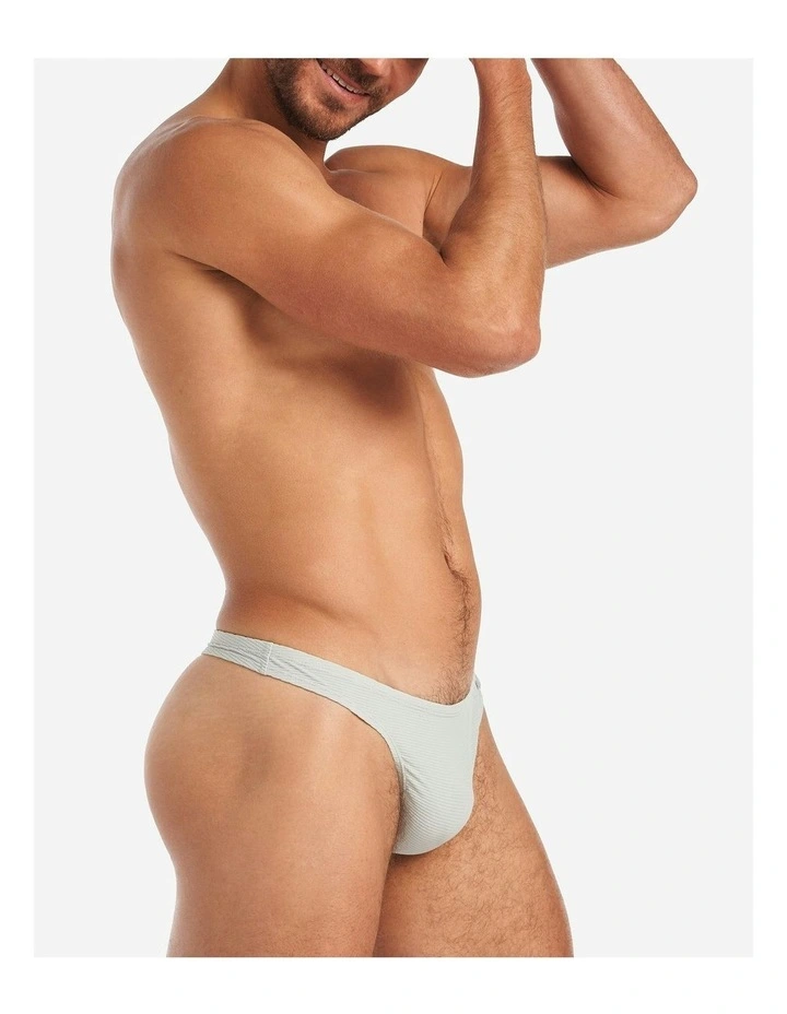 Eclipse Thong in Blue Fox