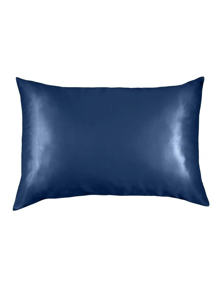 Pure Silk Pillowcase in Navy