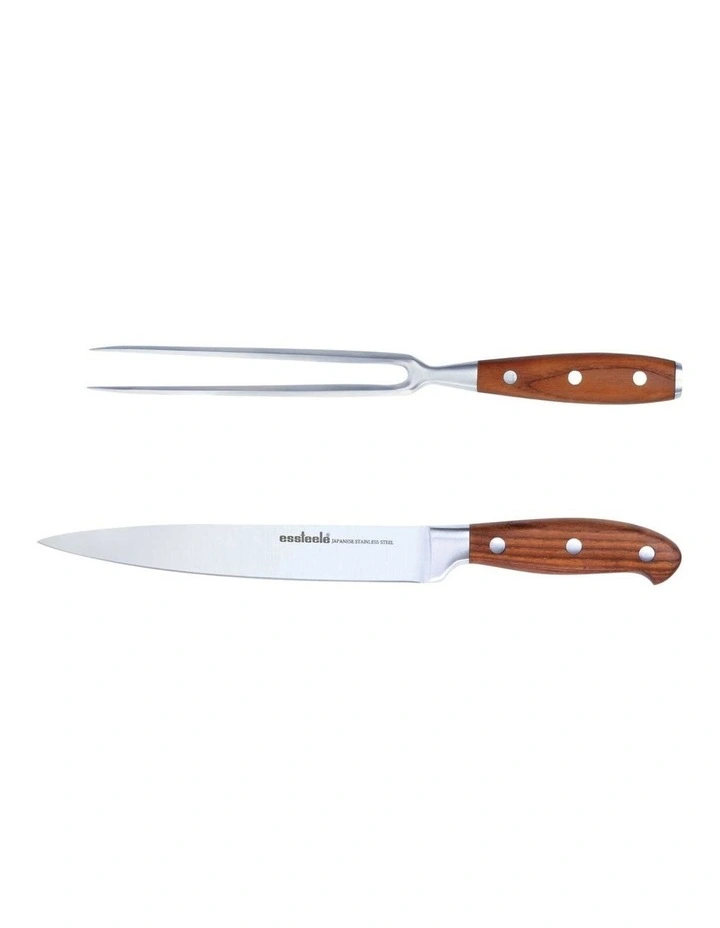 Carving Set 2 Piece in Silver