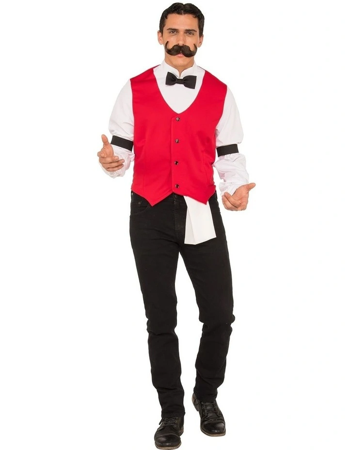 Rubies Bartender Shirt Dress Up Costume in Two Tone