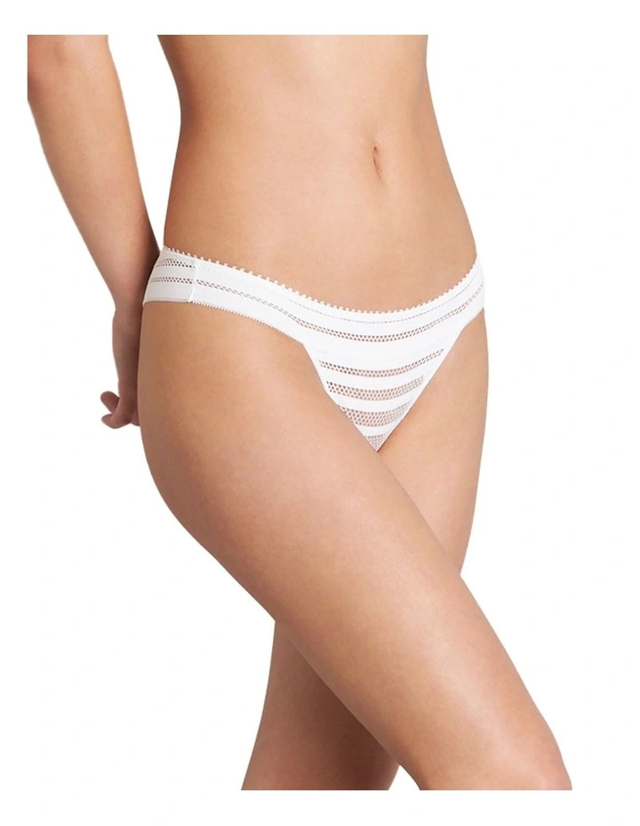 Morning Lola Thong in White