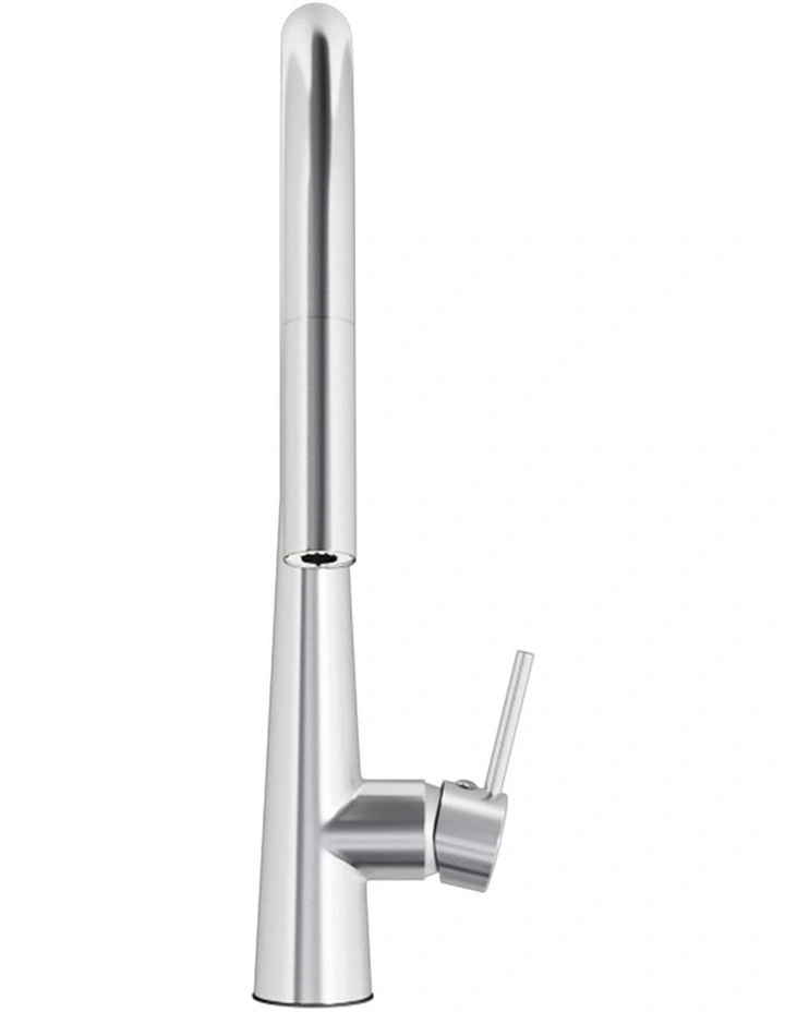 Kitchen Mixer Tap Pull Out Round 2 Mode Sink Basin in Silver