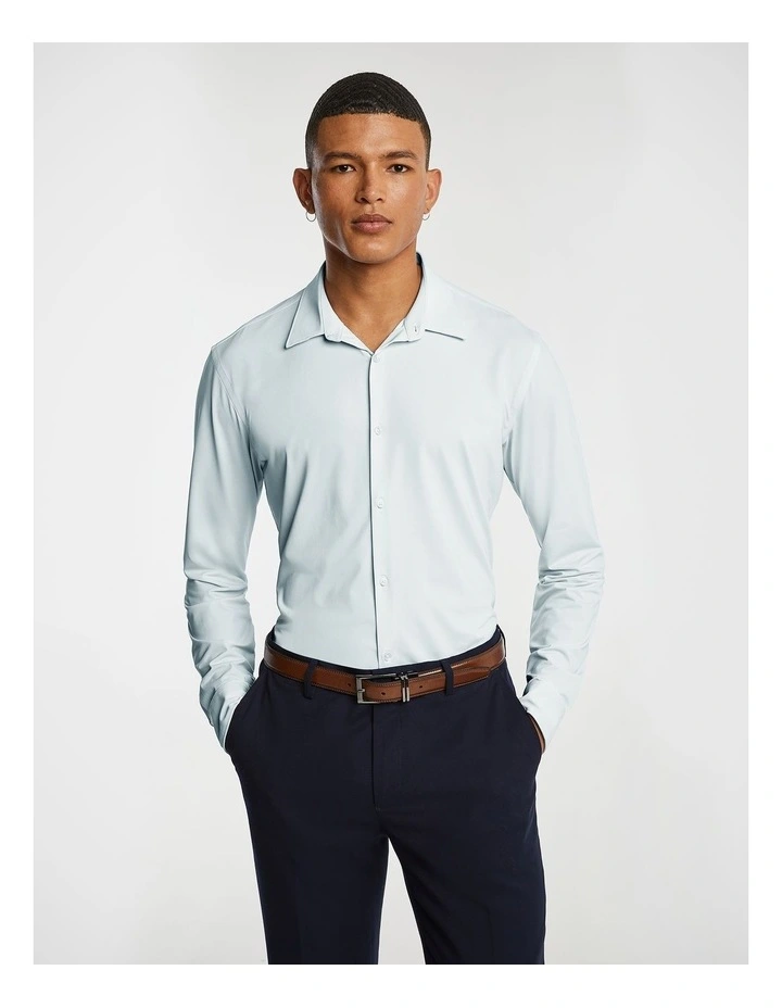 Gandhi Performance Dress Shirt in Sky