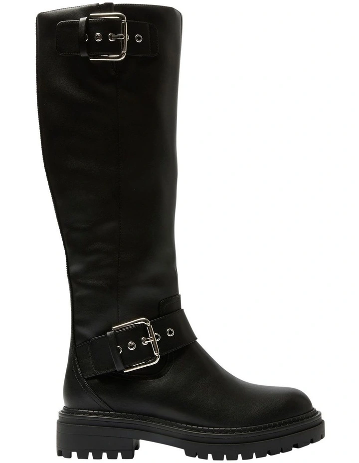 Highway Knee Boots in Black