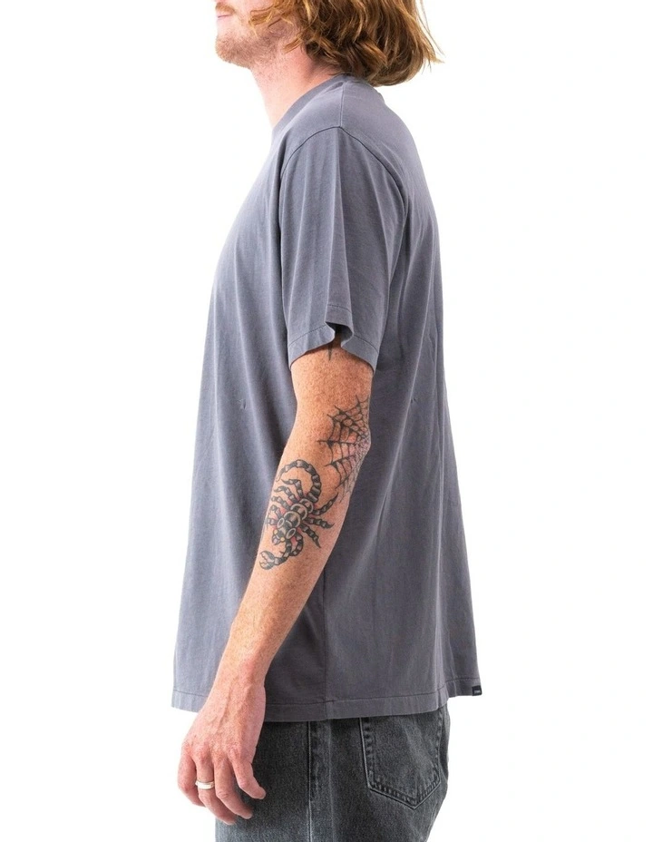 Minimal Merch Fit Tee in Graphite