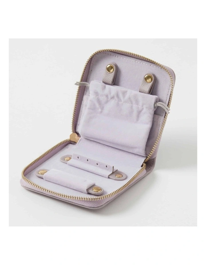 Ambrosia Travel Jewellery Case in Lilac