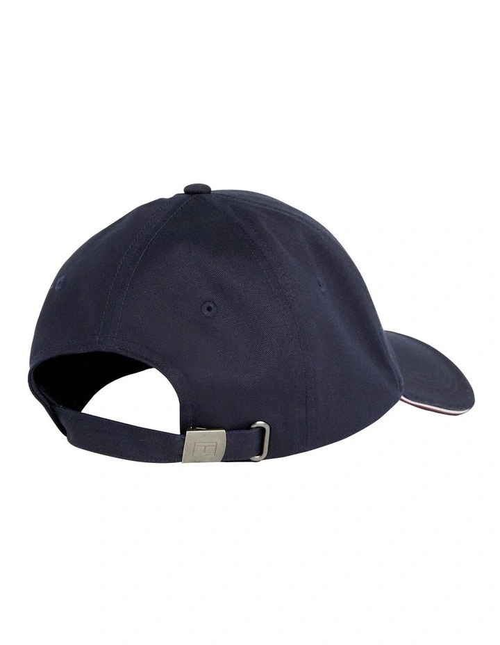 Corporate Cotton 6 Panel Cap in Space Blue