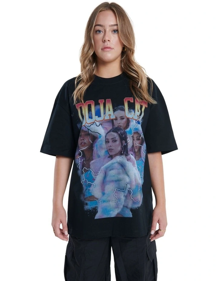 Doja Cat Bootleg T-shirt in Black
