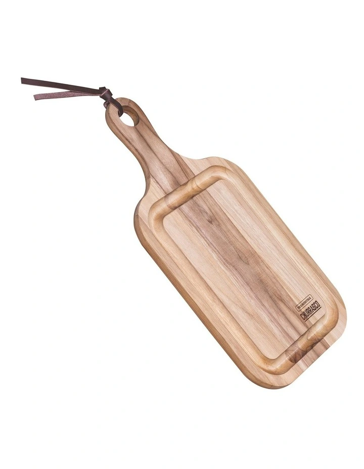 Medium Teak Paddle Board W/Handle 46X23cm
