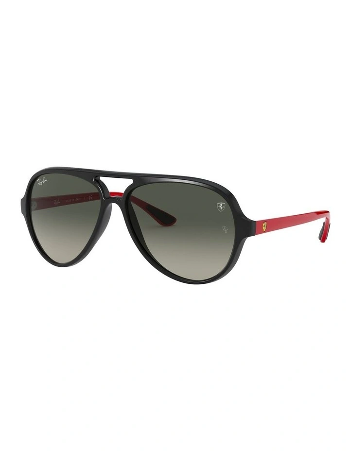 RB4125M Scuderia Ferrari Black Sunglasses