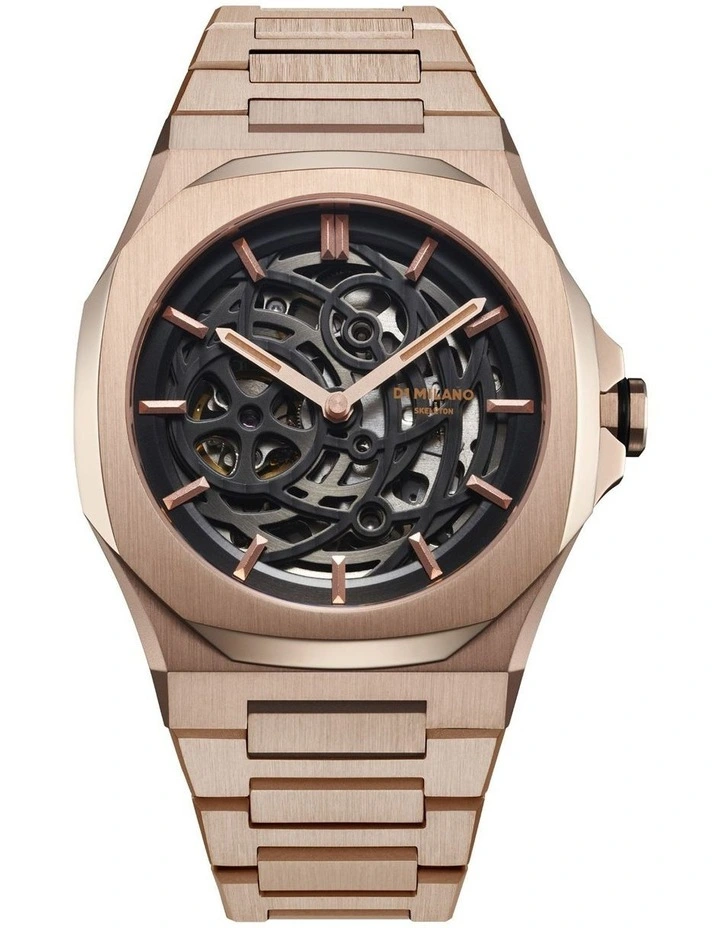 Skeleton Bracelet 41.5mm Rose Gold Watch