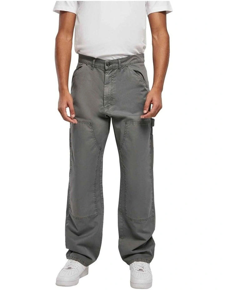 Double Knee Carpenter Trouser in Dark Shadow