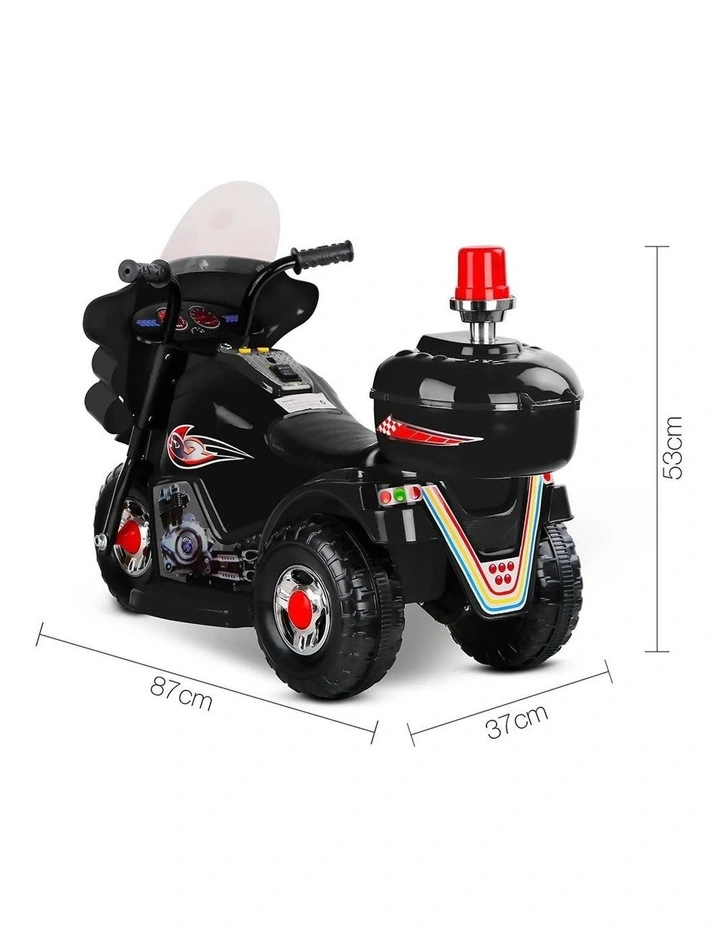 Kids Ride On Motorbike Black