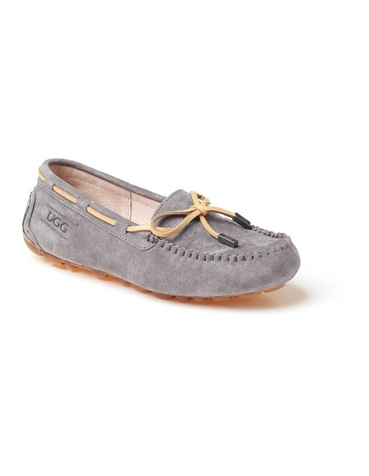 Aven Lace Moccasin in Grey