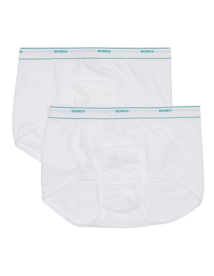 Support Brief 2 Pack in White