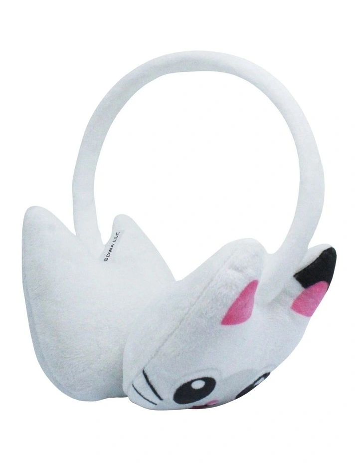 Panda Fur Earmuffs in White