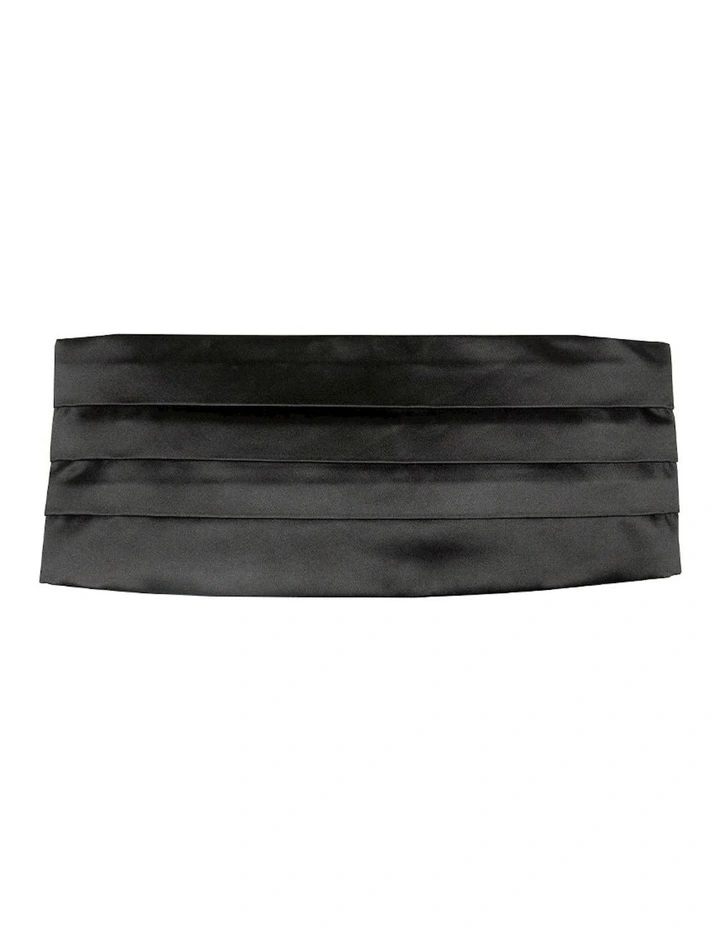 Silk Cummerbund in Black