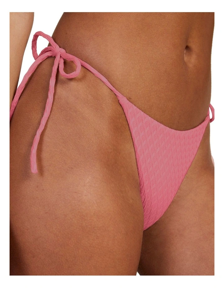 Lacey Medium Tie Side Bikini Bottom in Pink