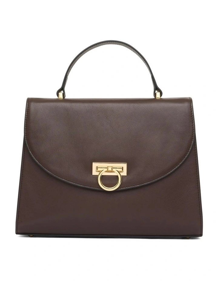 Nebula Leather Bag in Fudge