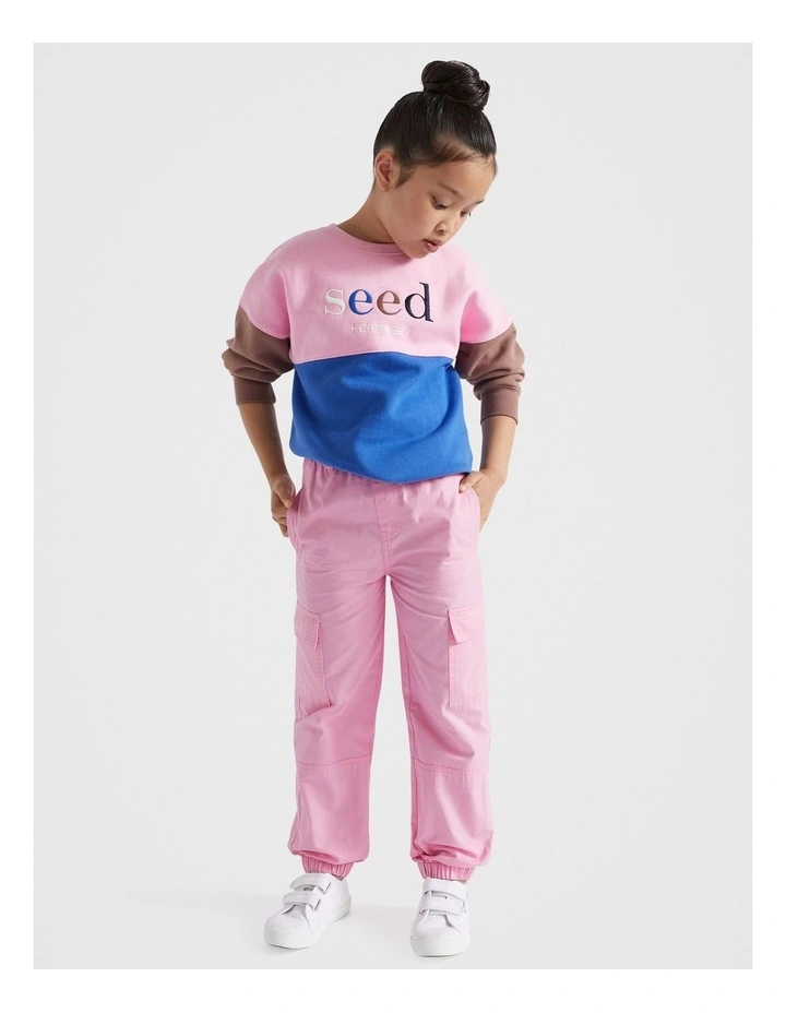 Core Cargo Pant in Candy Pink