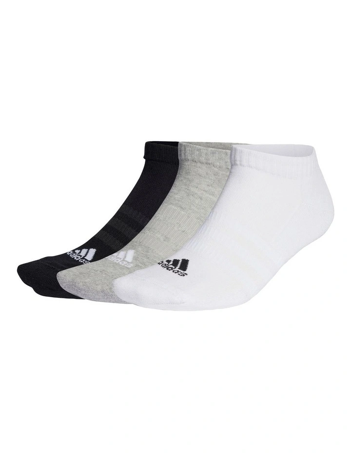 Low Cut Sock 3 Pack in Grey Multi