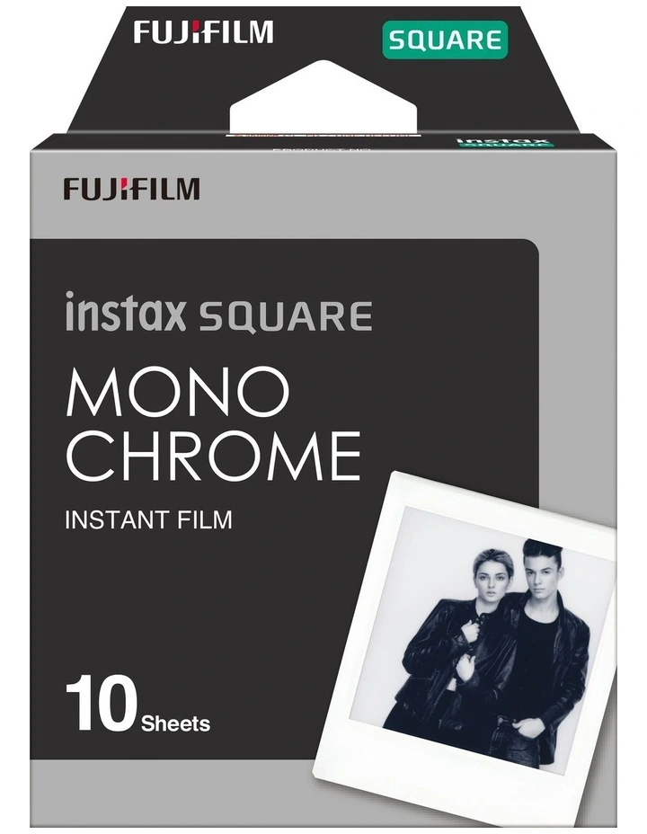 Instax Square Monochrome Instant Film 10 Pack in Multi