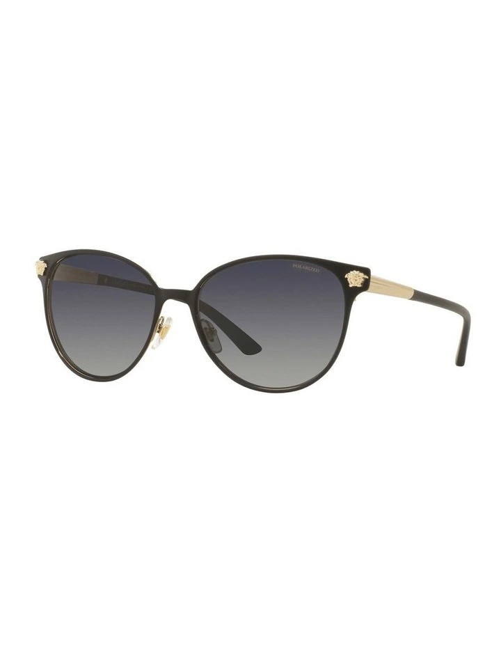 VE2168 Black Polarised Sunglasses