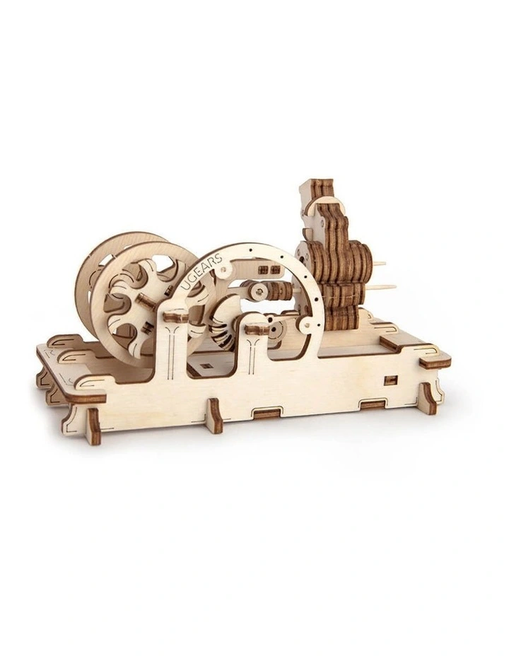 Pneumatic Engine 81 Piece Wooden 3D Puzzle