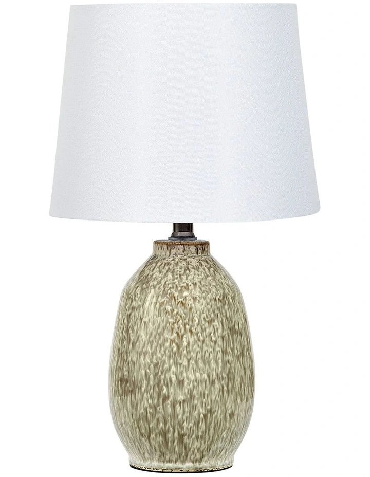 Azura 48cm Reactive Table Lamp in Beige