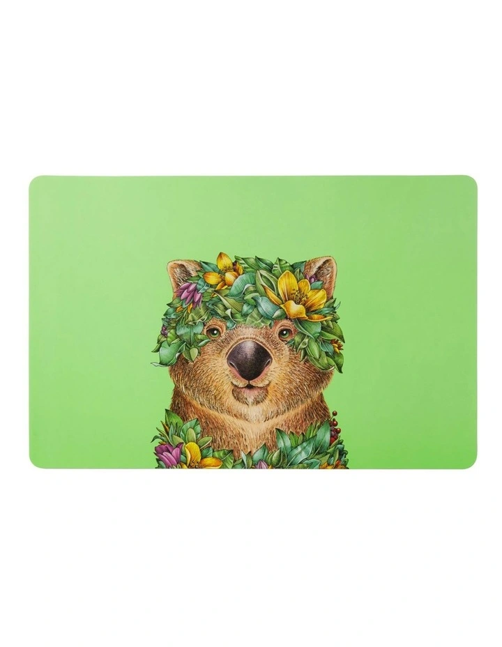 Marini Ferlazzo Wild Planet Placemat Wombat Joey in Multi