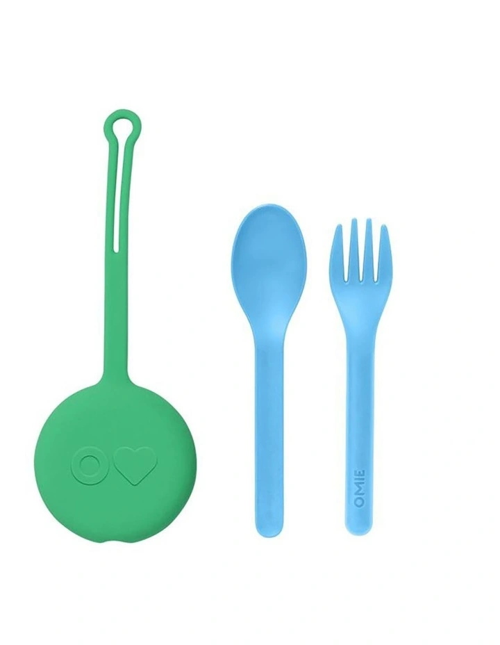 Omiepod 3 Pce Cutlery Set in Mint Green