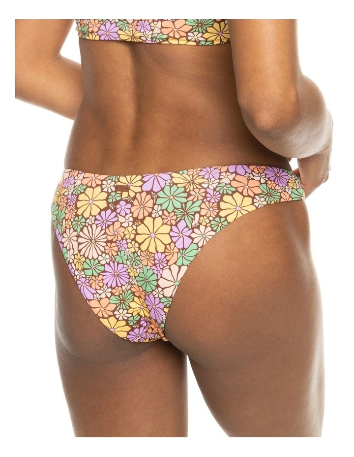 All About Sol Moderate Bikini Bottoms in Root Beer