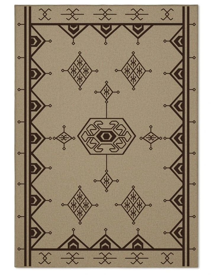 Eye Washable New Jute Area Rug in Dark Brown