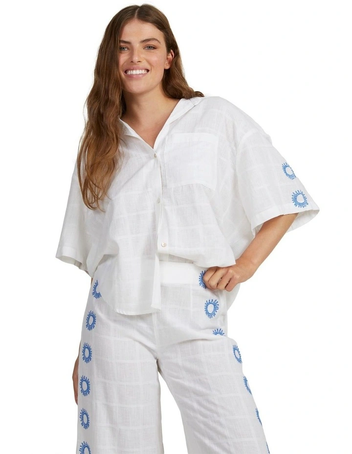 Costa Del Sud Shirt in Egret