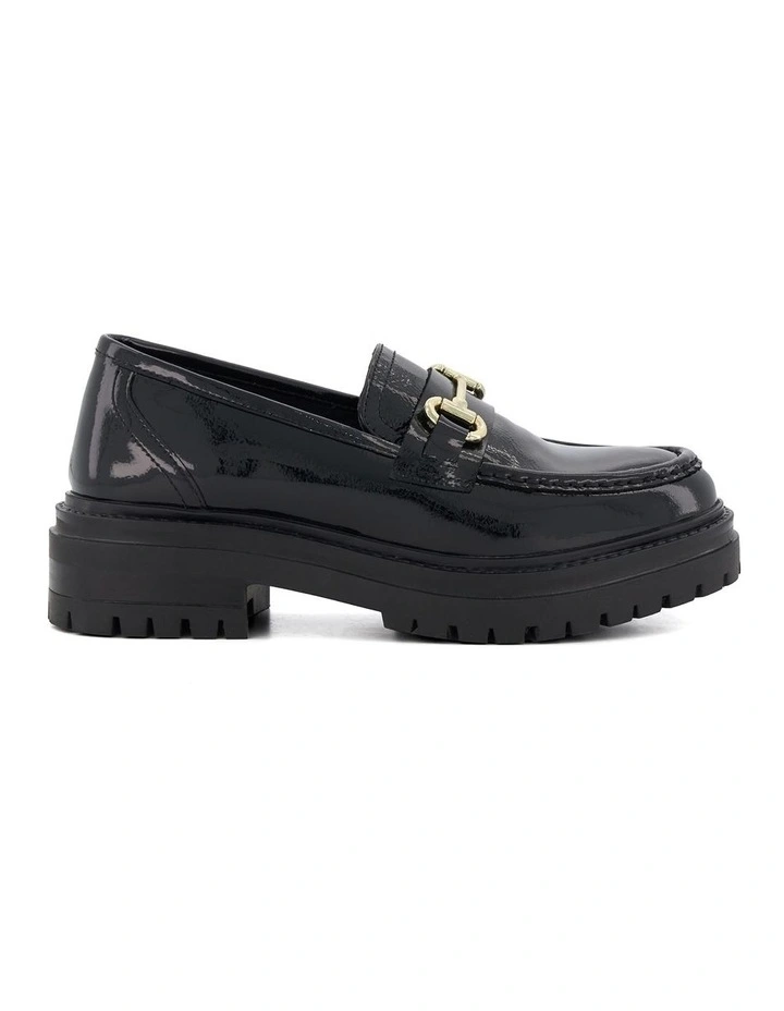 Gallagher Loafers in Patent Black