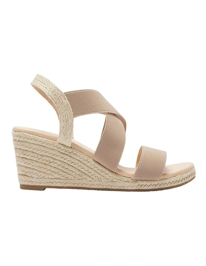 Selina Sandals in Natural Elastic