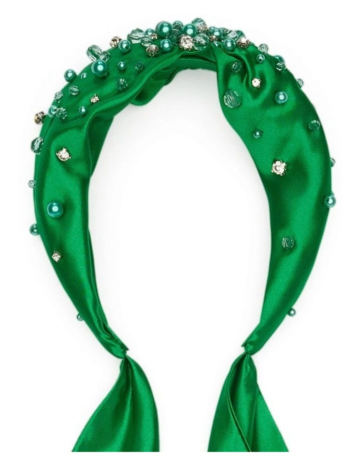 Callie Headpiece in Emerald